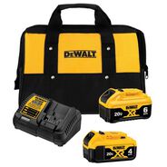 POWER TOOLS | Dewalt DCB246CK 20V MAX XR Lithium-Ion Batteries and Fast Charger Starter Kit (4 Ah/6 Ah)